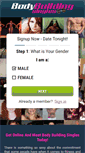 Mobile Screenshot of bodybuildingsingles.com